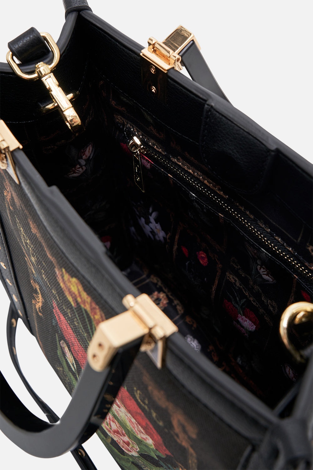 NORTH SOUTH TOTE WITH SMOOTH HANDLE - 5