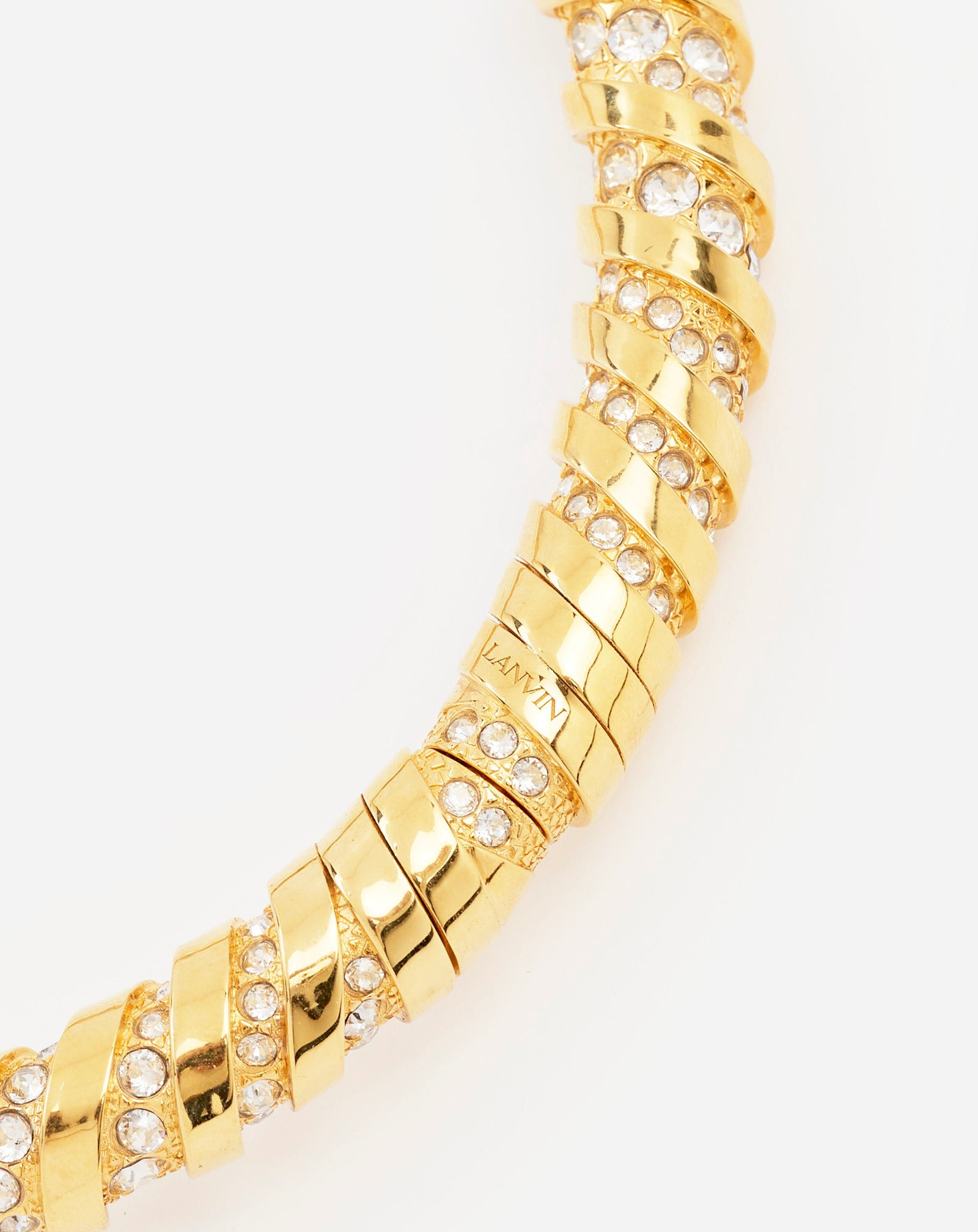 RHINESTONE MELODIE CHOKER NECKLACE - 2