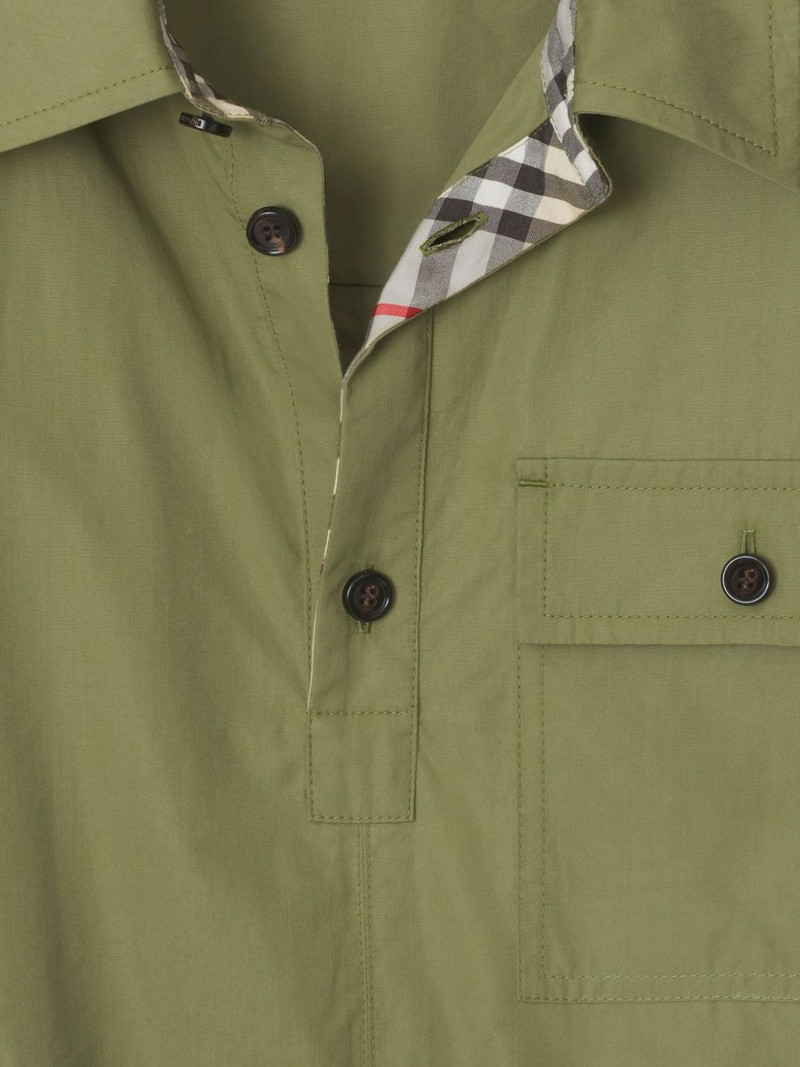 Burberry cotton shirt dress outlook