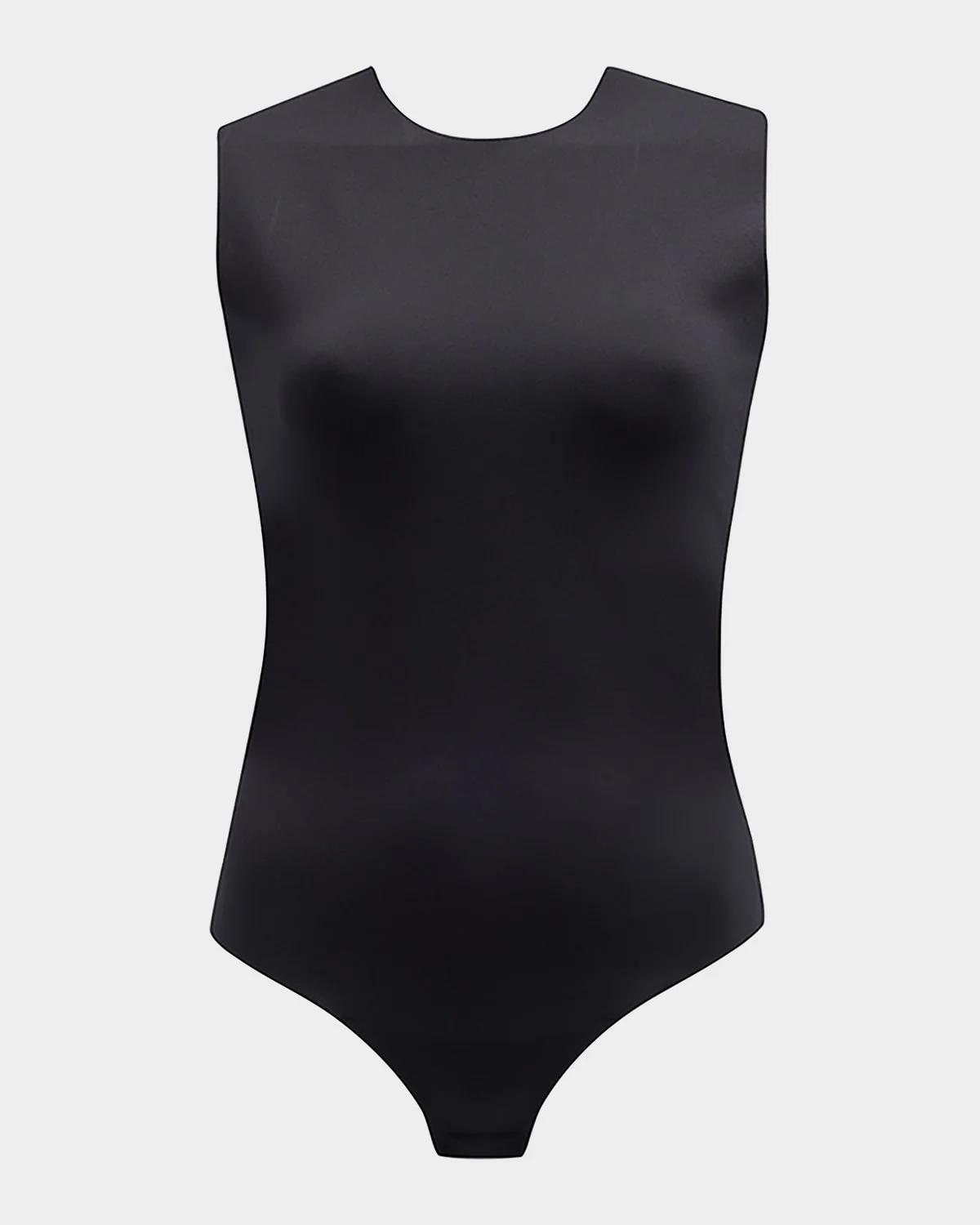 Seamless Mock-Neck Thong Bodysuit - 1
