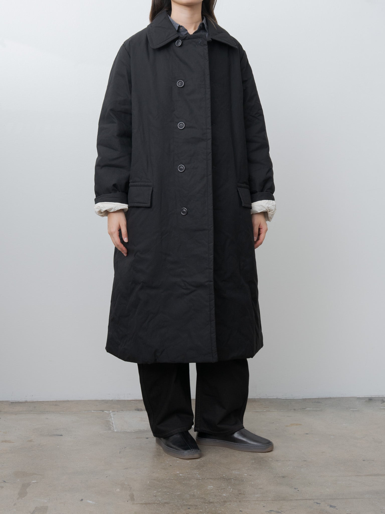Milu Coat H WAX - Black - 10