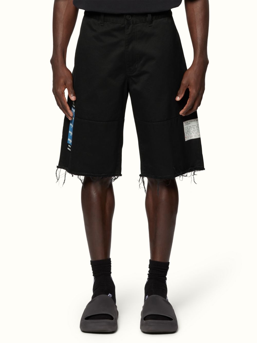 HERON CHINO RAW EDGE SHORTS - 3