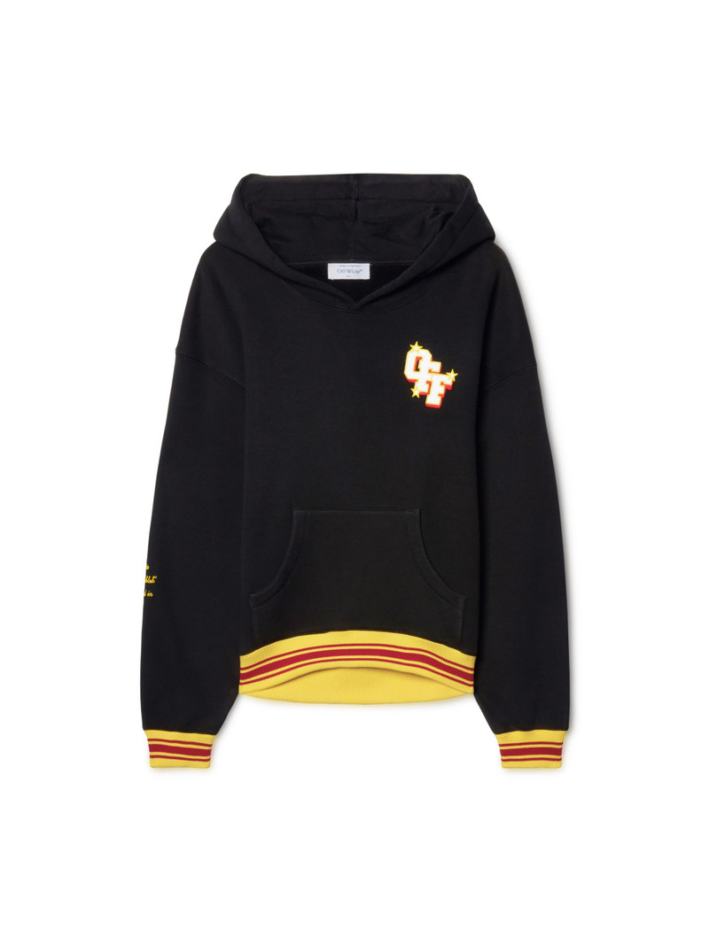 Black College Over Hoodie 1