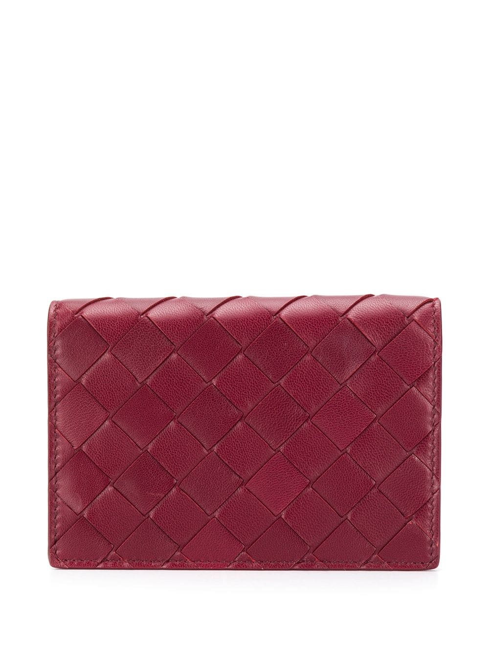 intrecciato weave wallet - 1