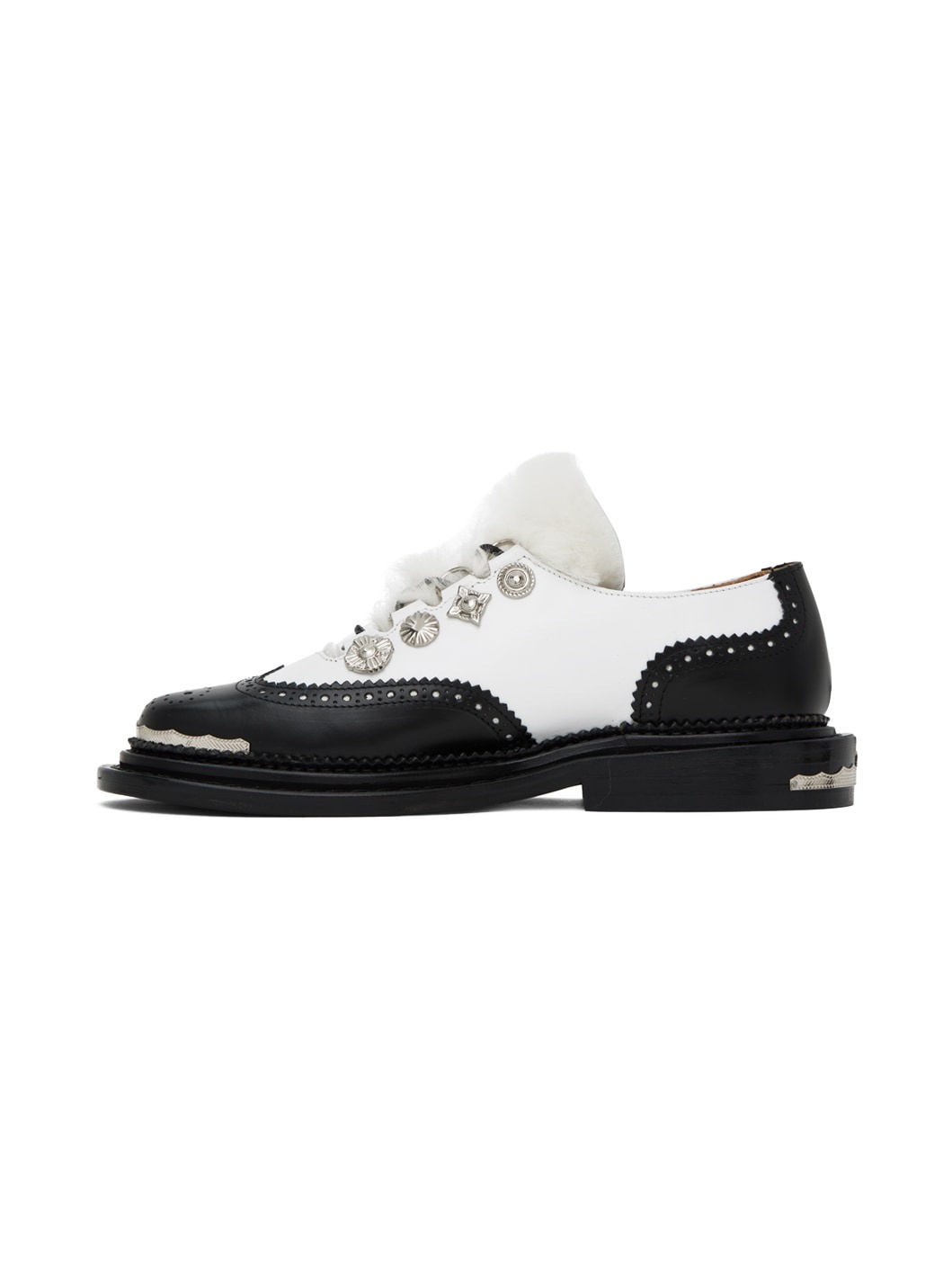 Black & White Hardware Oxfords - 3