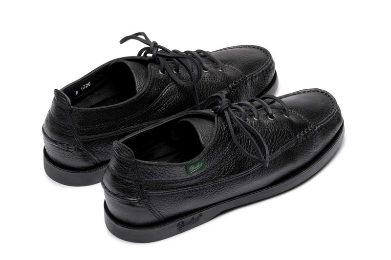 Paraboot Malibu Black Cerf - Rubber Sole outlook