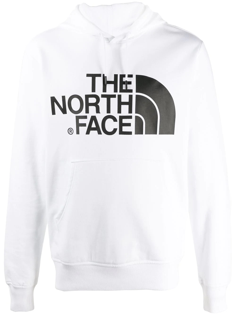 logo print hoodie - 1