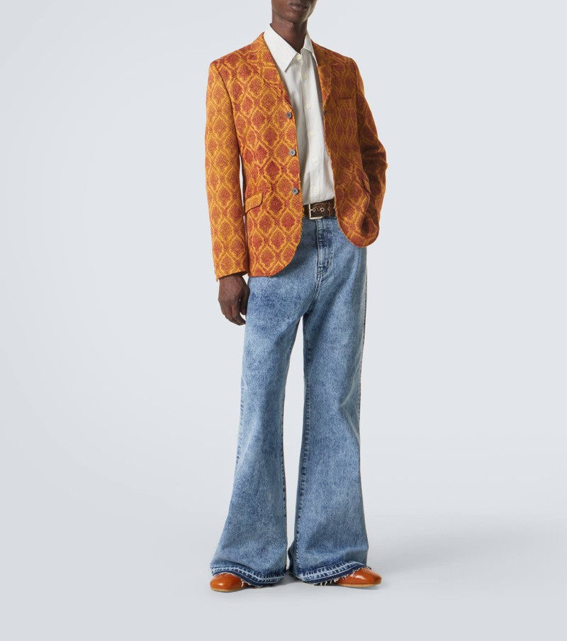 Junya Watanabe MAN High-rise flared jeans outlook