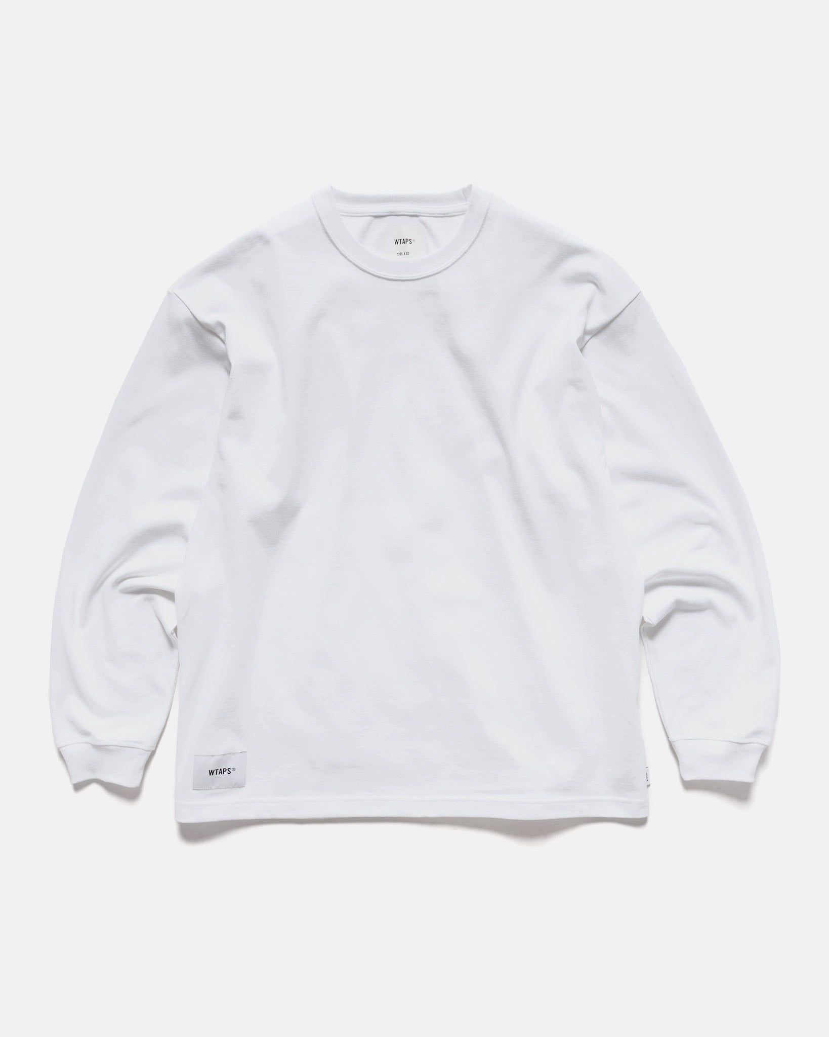 トップス WTAPS IDENTITY / LS / COTTON White L WTAPS Identity / LS / Cotton White | REVERSIBLE