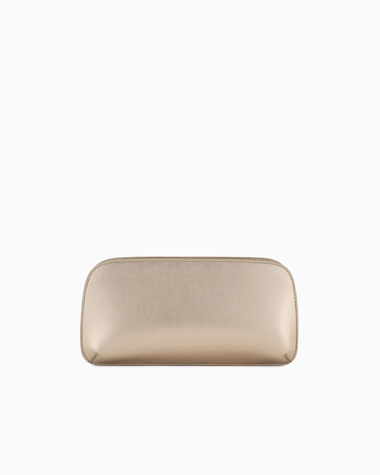 LAMÉ LEATHER LA PRIMA HORIZONTAL CLUTCH BAG - 3