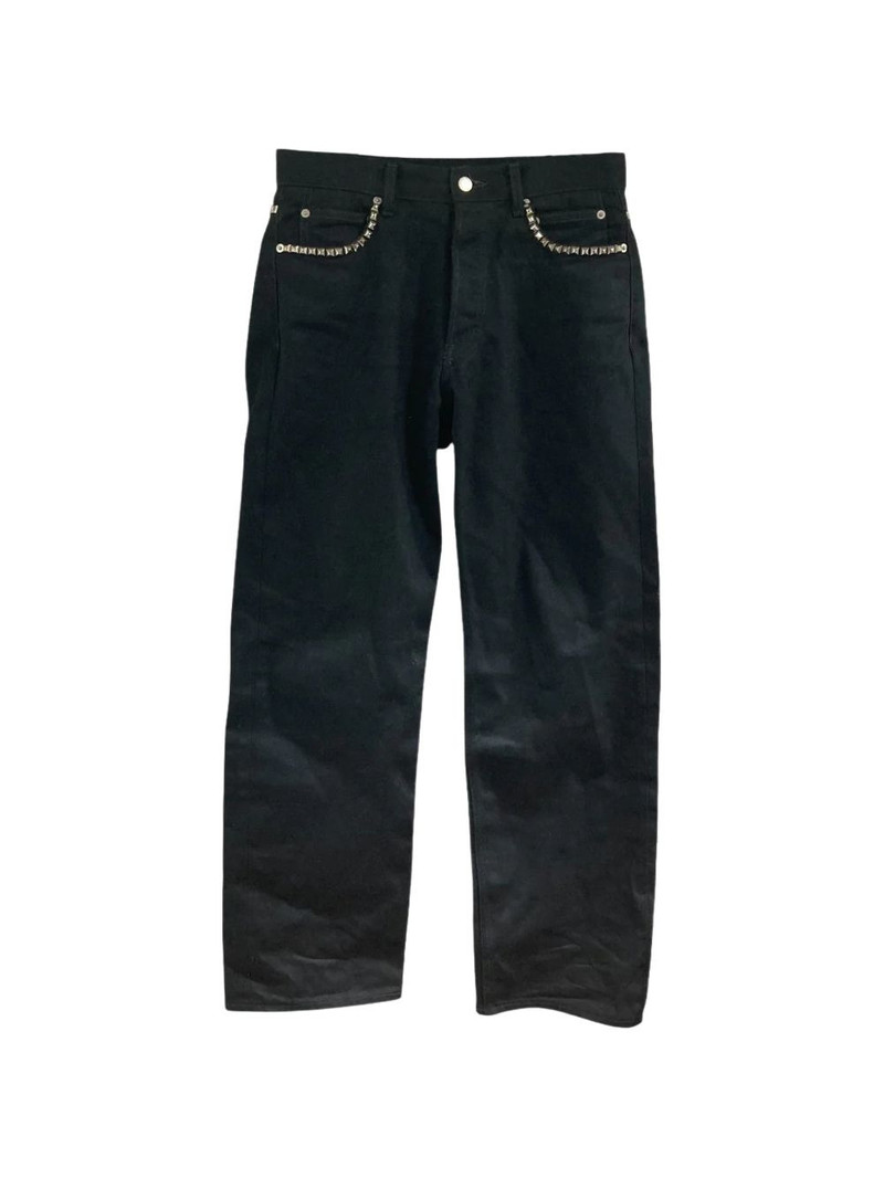 Selvedge studded jeans 1