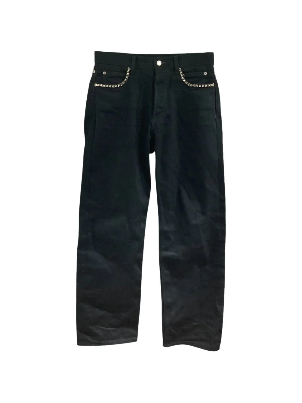Selvedge studded jeans - 1