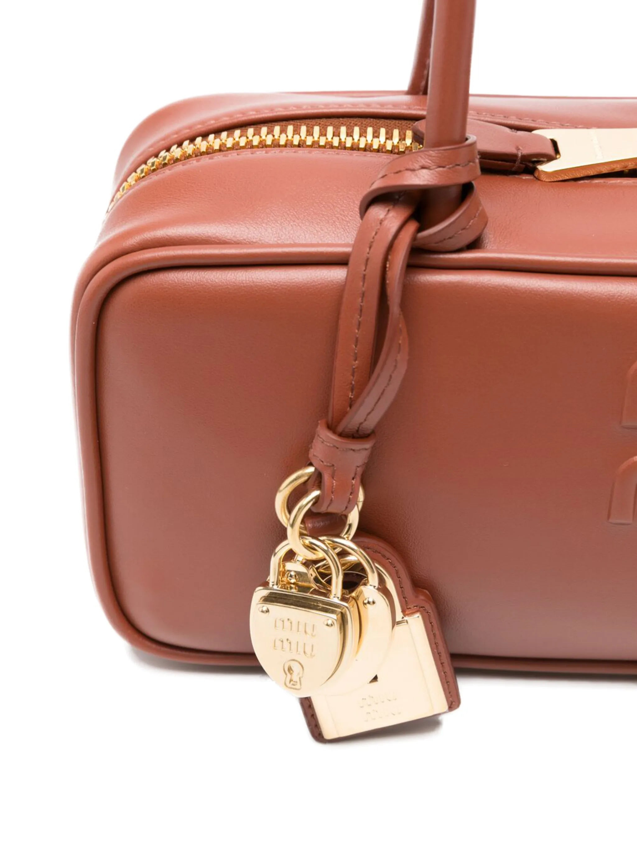 Miu Miu Beau Leather Tote Bag - 5