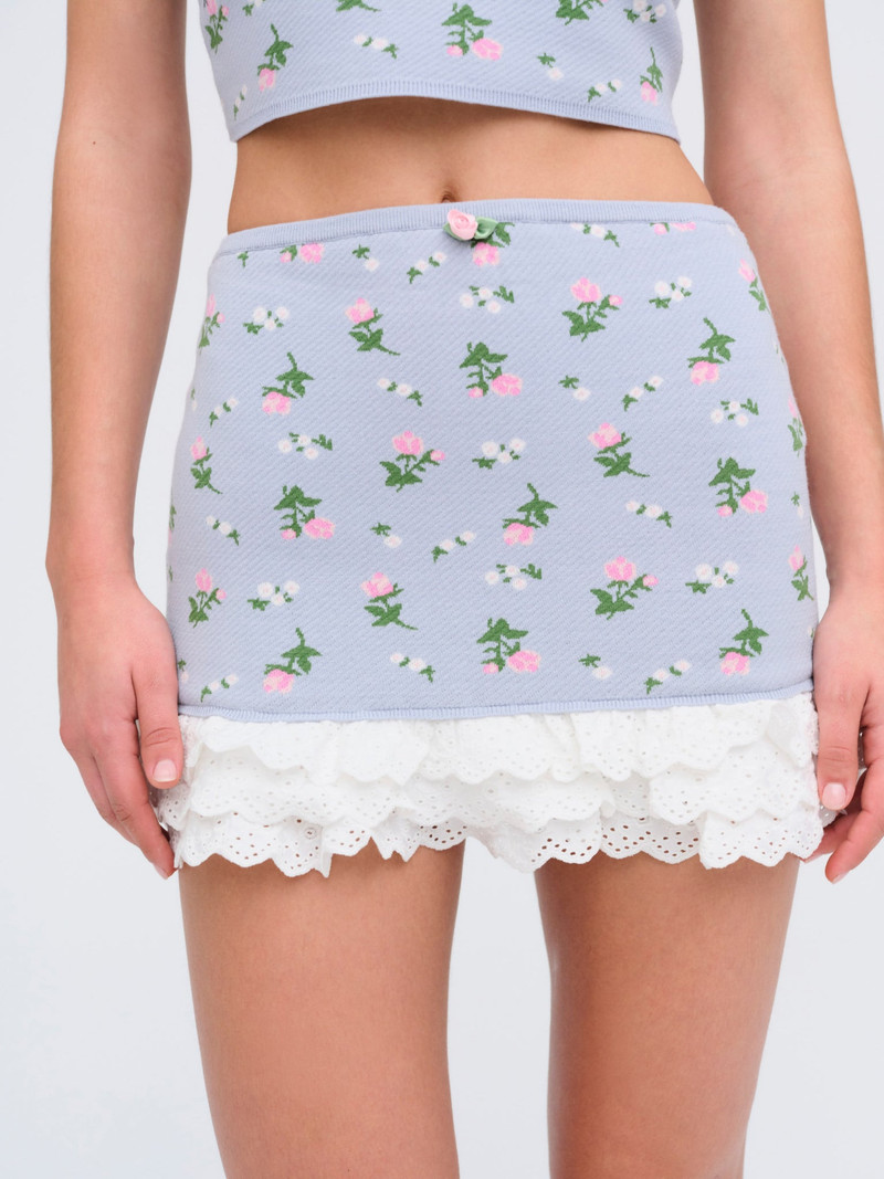 Amalia Knit Mini Skirt 4