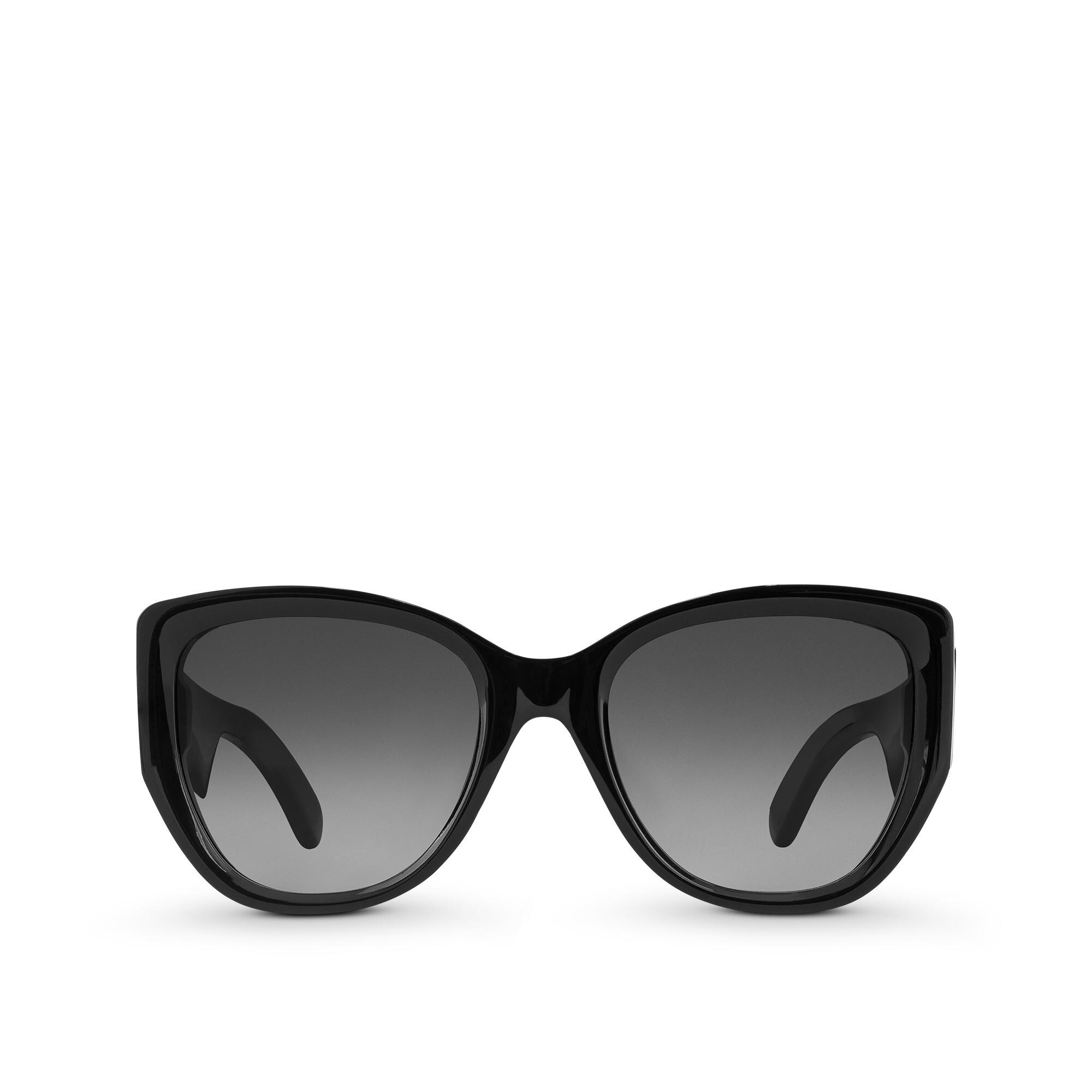 Louis Vuitton - LV Link PM Cat Eye Sunglasses - Acetate - Black - Women - Luxury