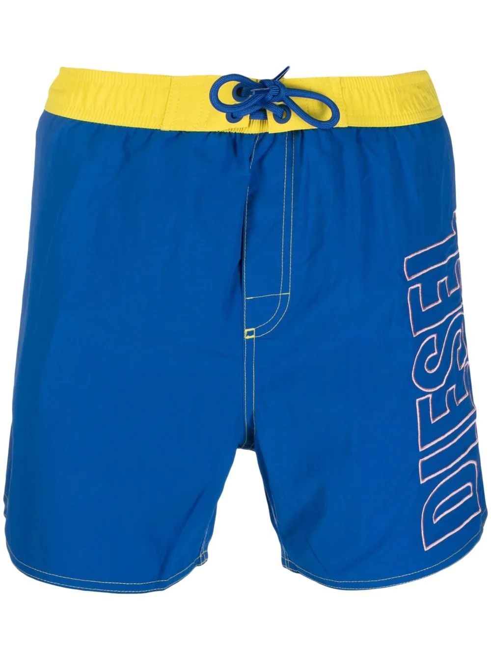 embroidered-logo swim shorts - 1