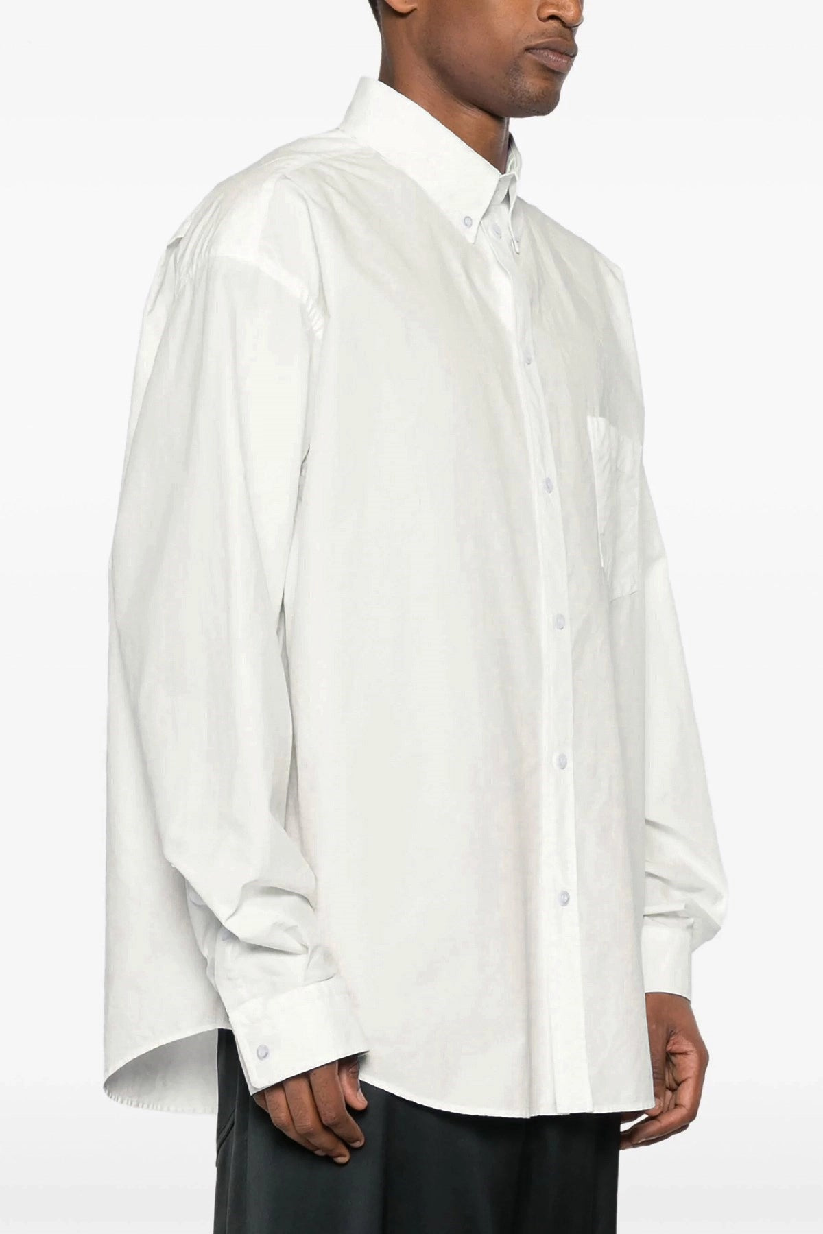 Balenciaga Men Logo Print Shirt - 2