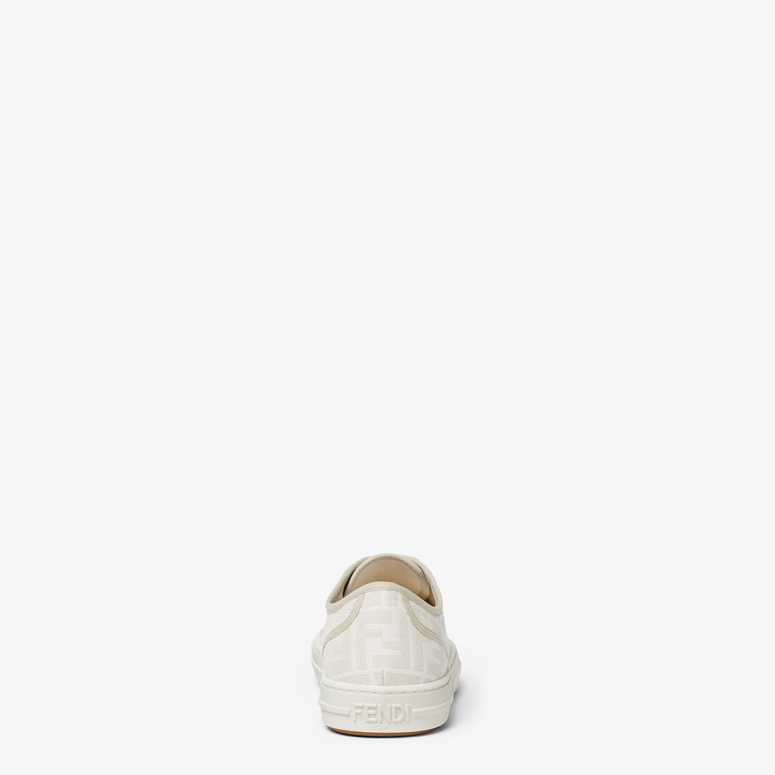 White fabric low-tops - 3