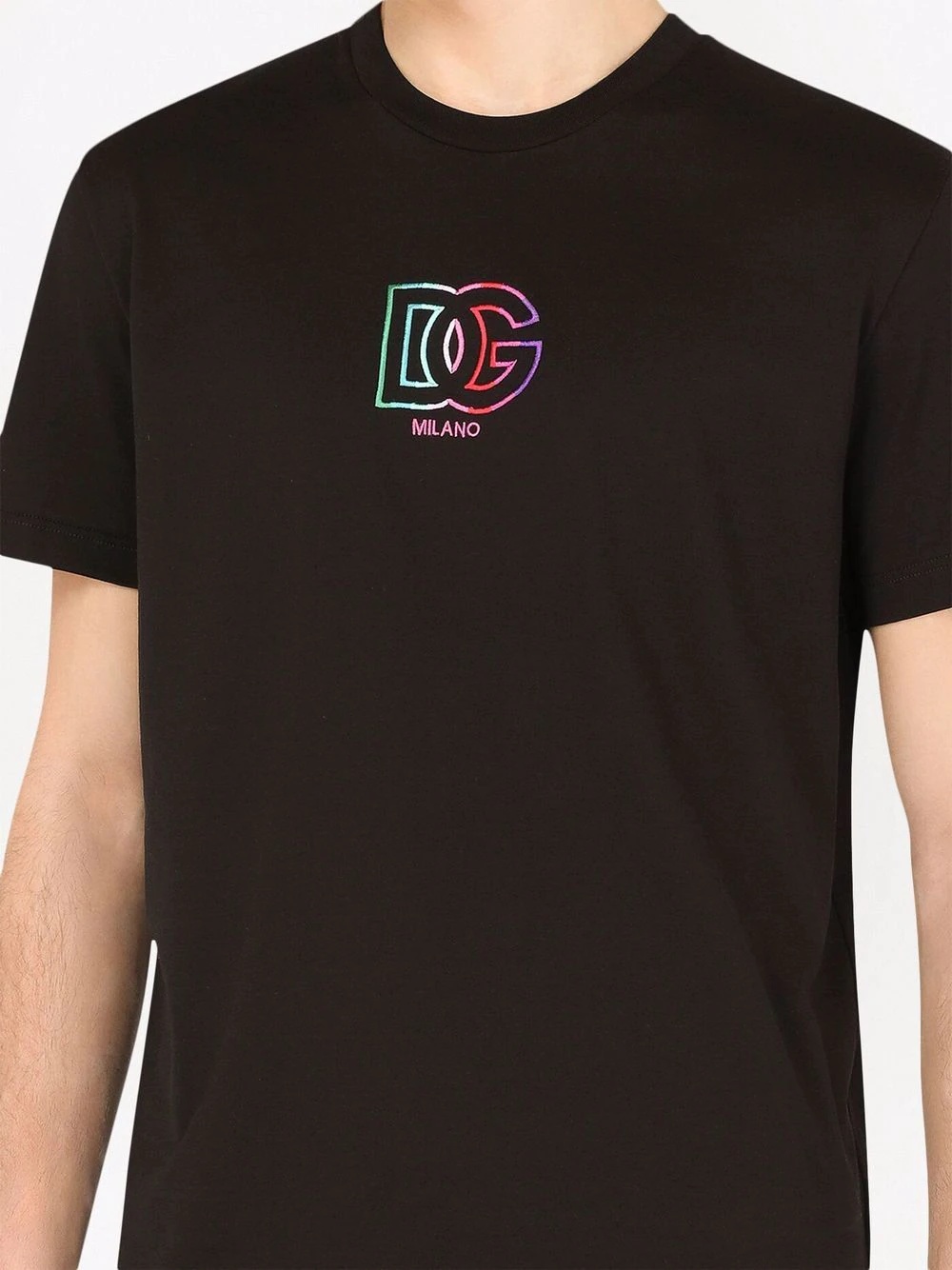 logo-embroidered T-shirt - 5