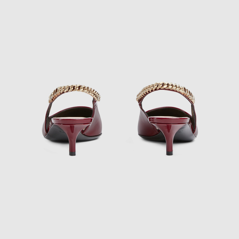 GUCCI Gucci Signoria slingback pump outlook