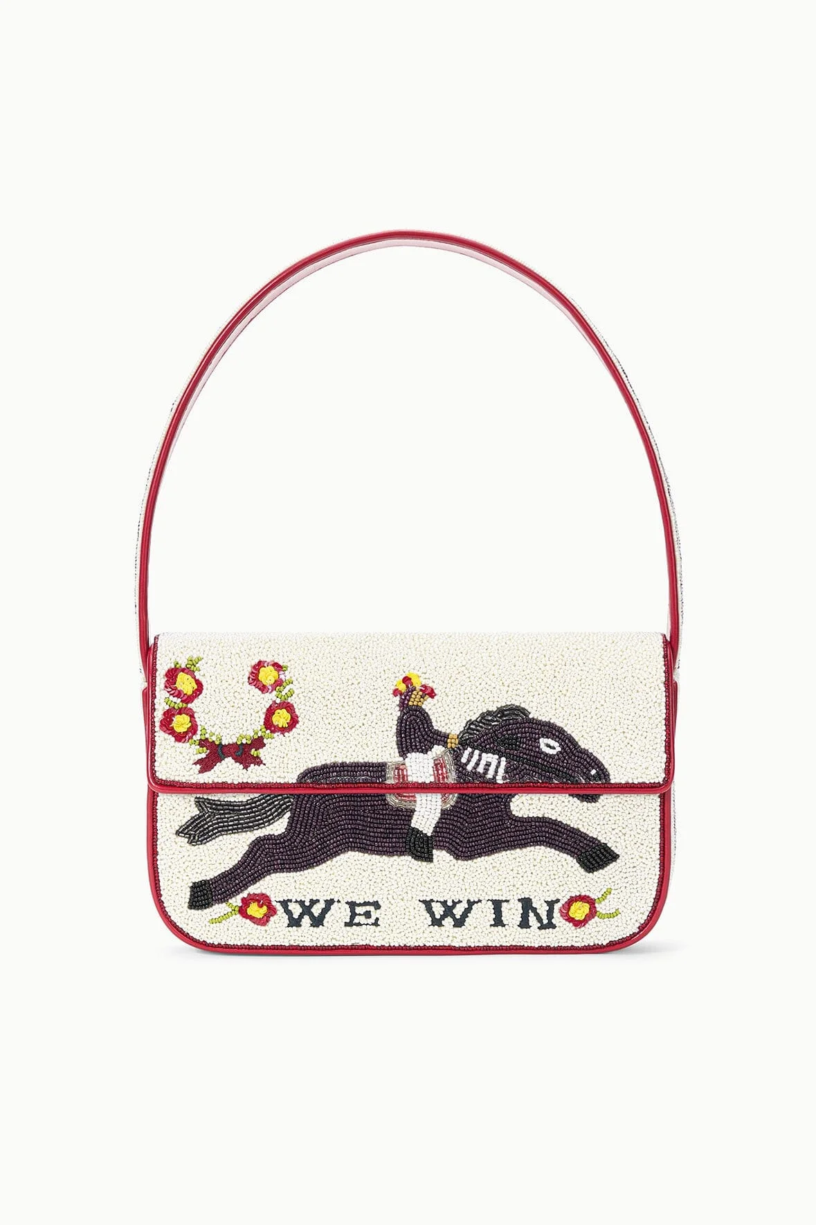 STAUD TOMMY BEADED BAG DERBY - 1