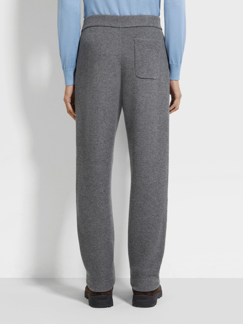 GREY OASI CASHMERE PANTS 6