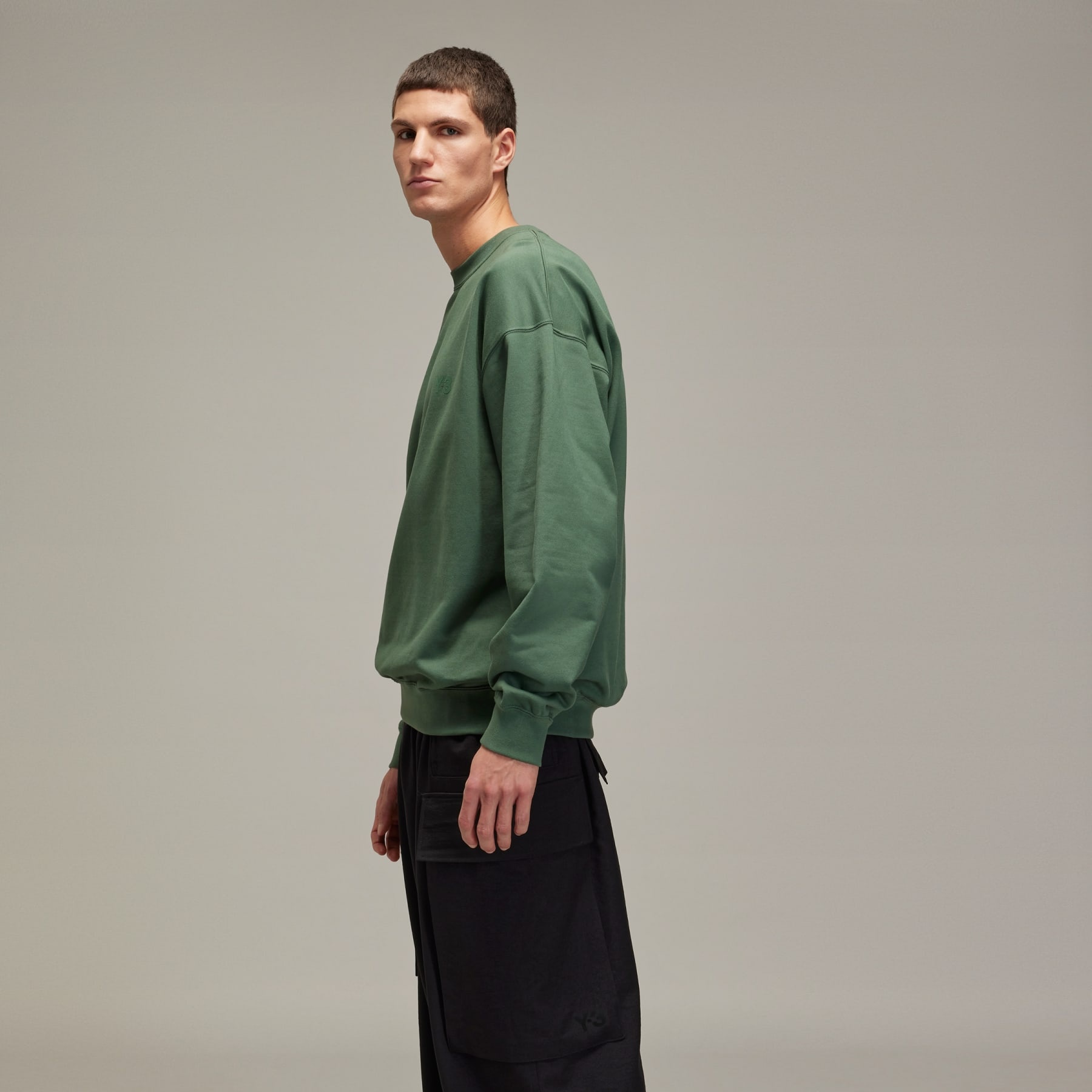 Y-3 French Terry Crew Sweater - 4