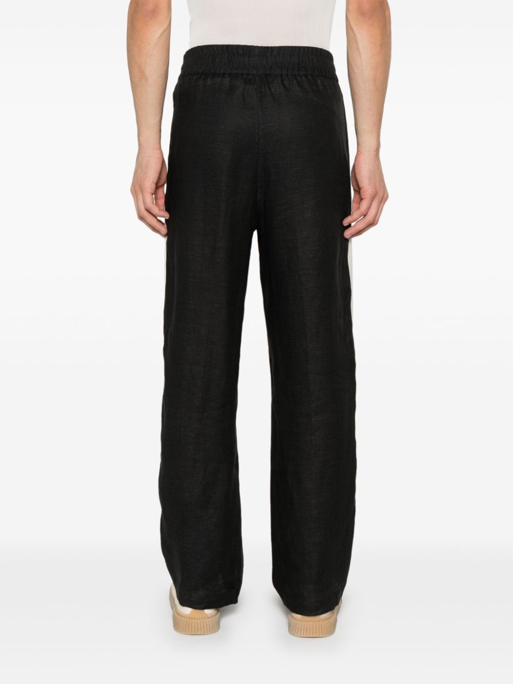 logo-embroidered track pants - 4
