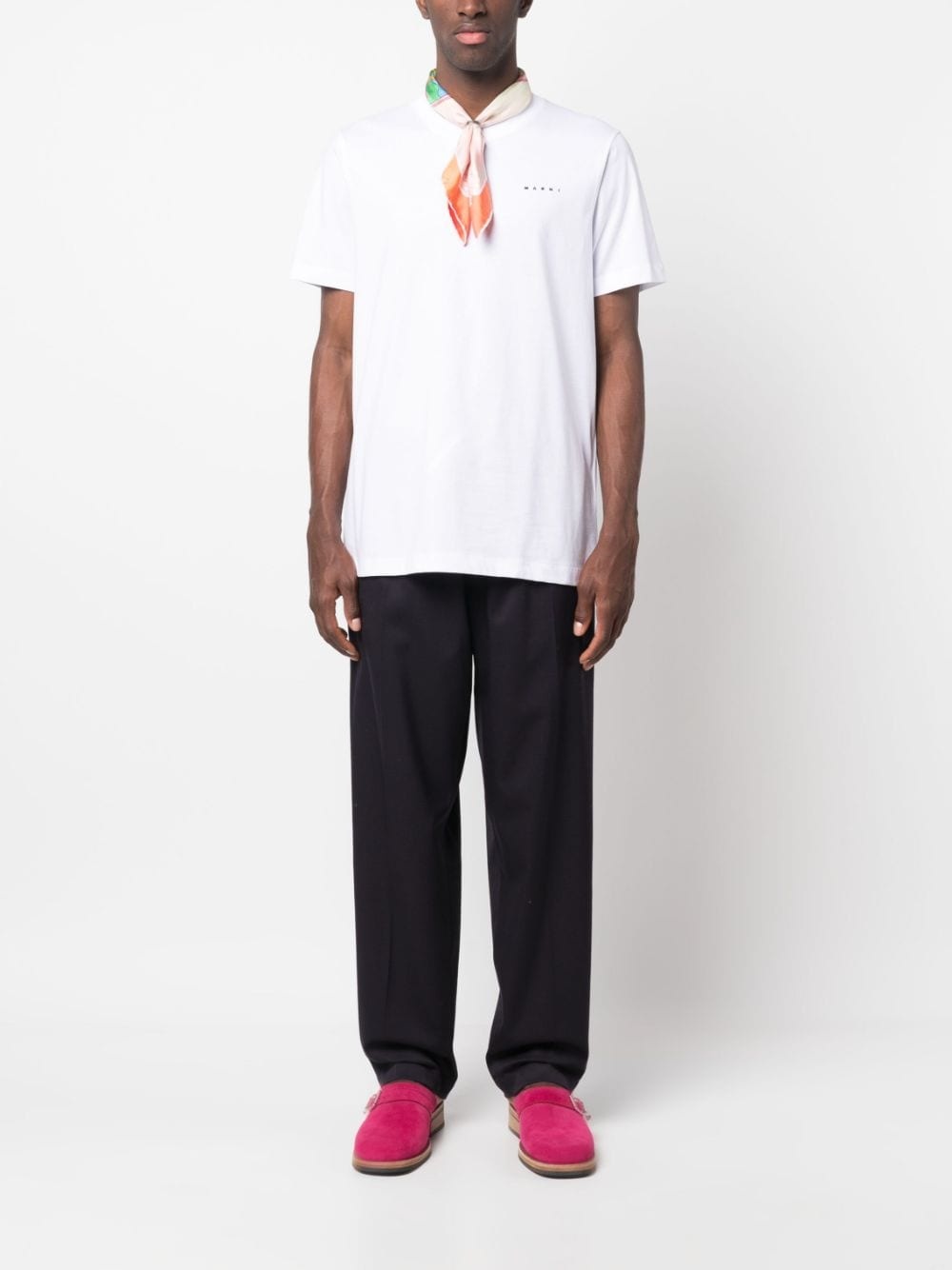 logo-print cotton T-shirt - 2