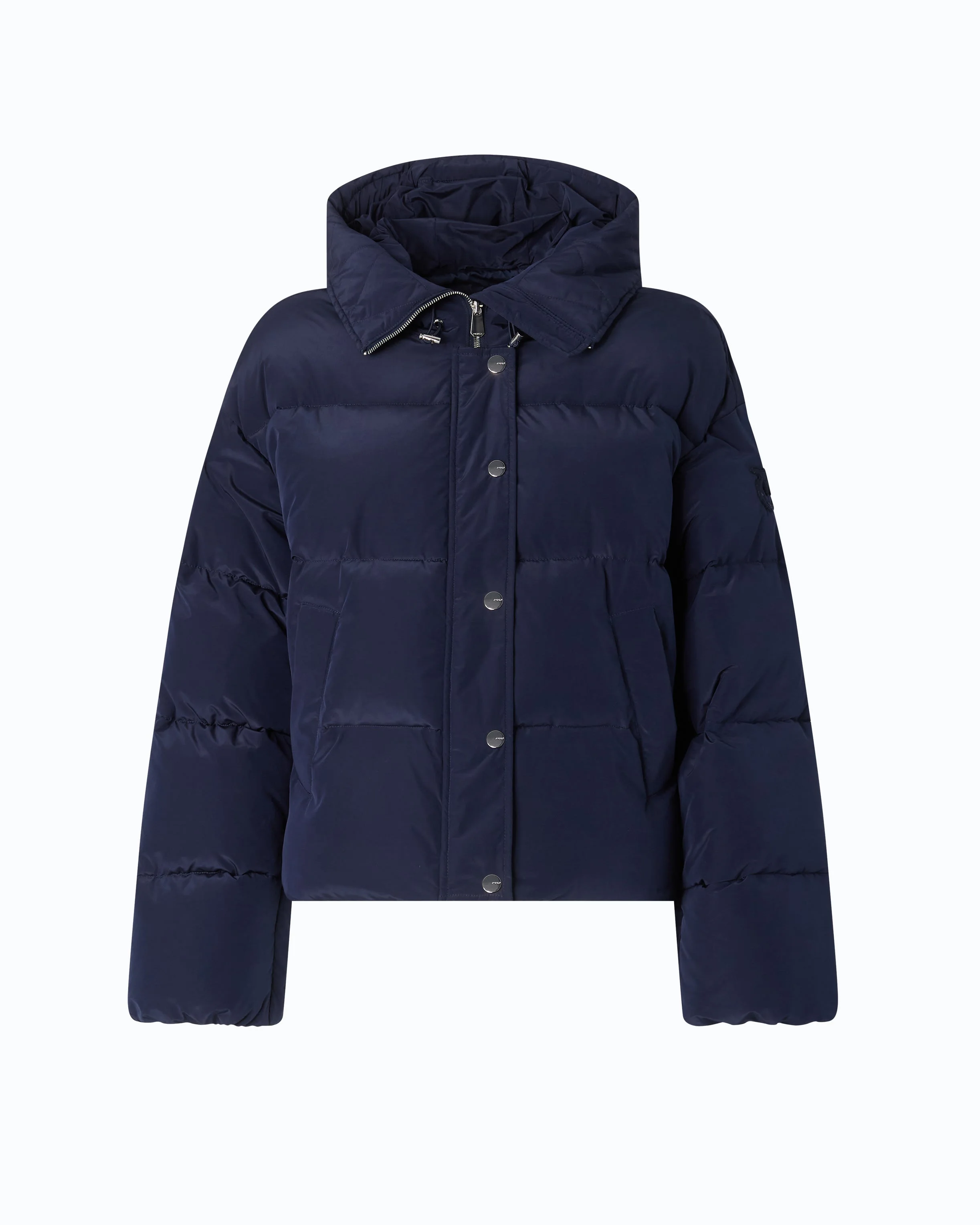 DOWN JACKET IN WATER-REPELLENT TECHNICAL CANVAS - 1