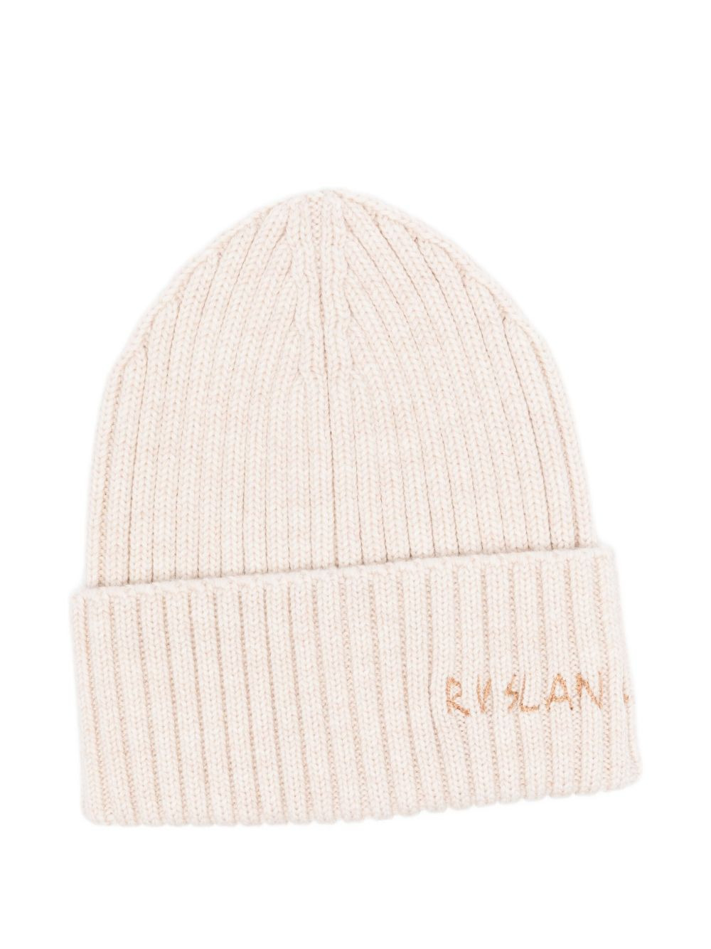 ribbed-knit hat - 1