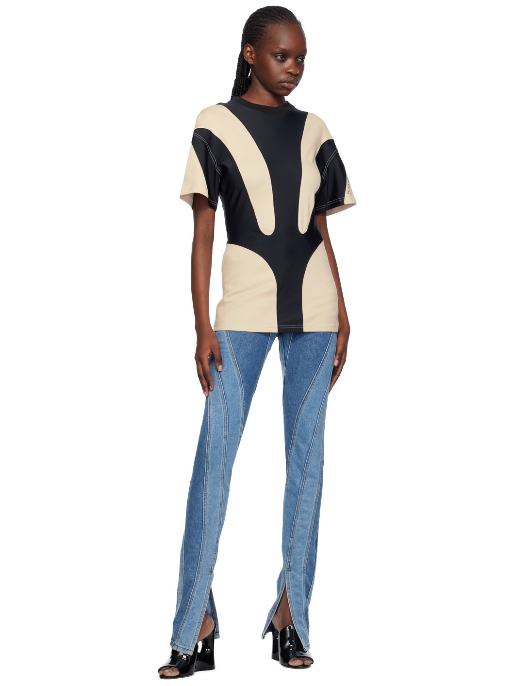 Blue Spiral Jeans - 4