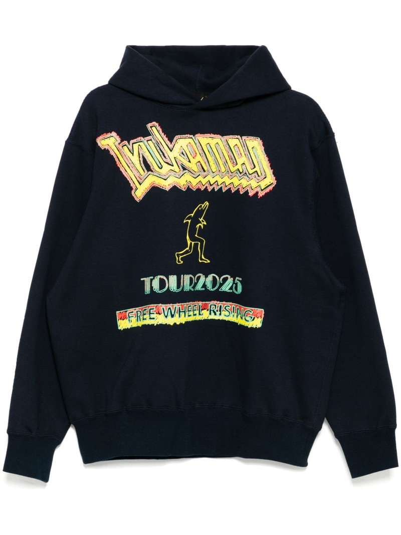graphic-print hoodie 1
