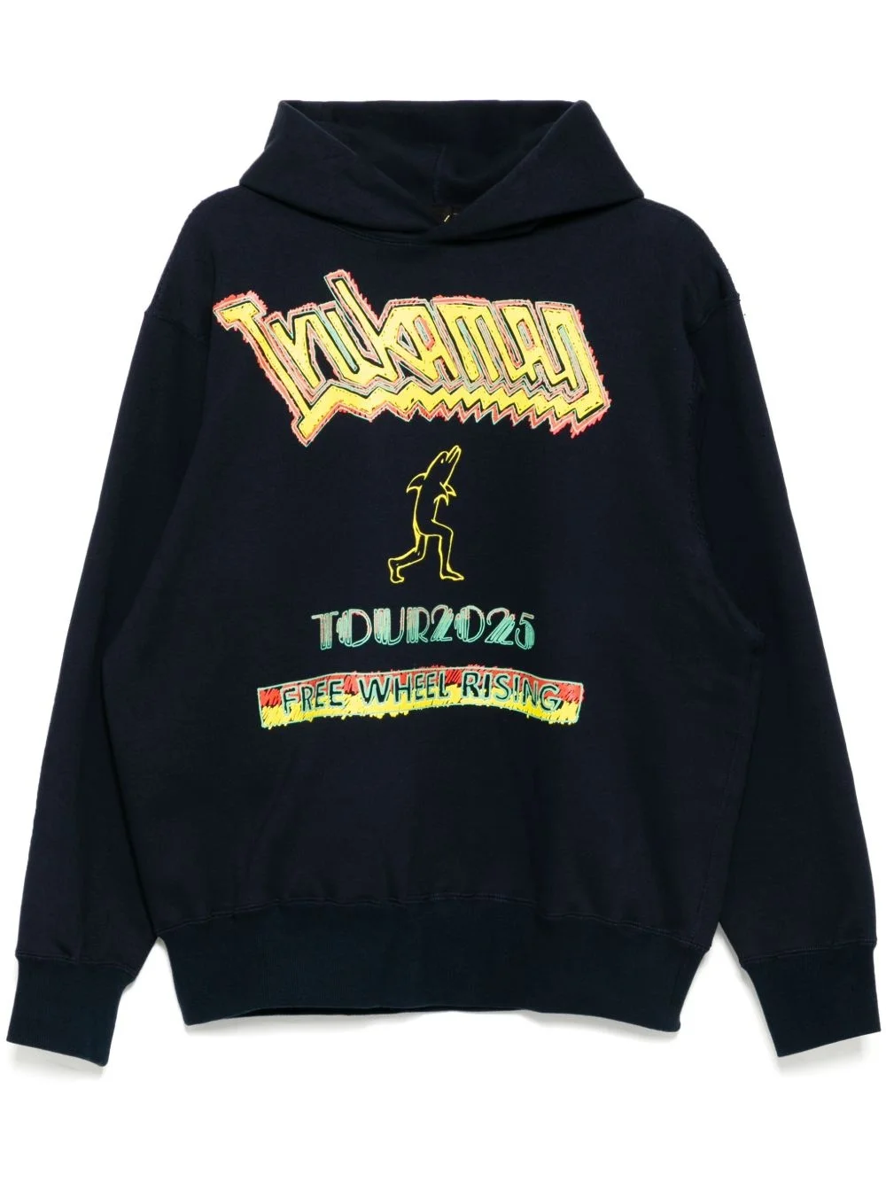 graphic-print hoodie - 1