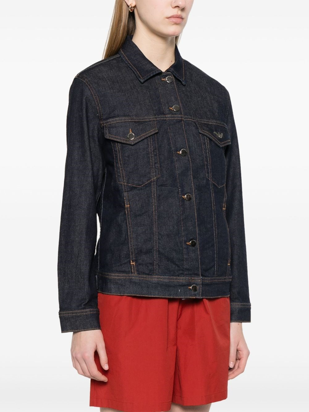 Denim cotton jacket - 4