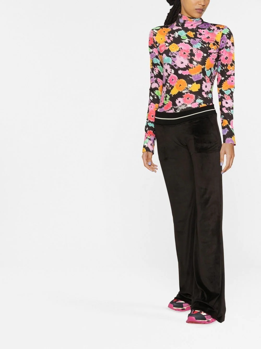 stripe-trim track pants - 2