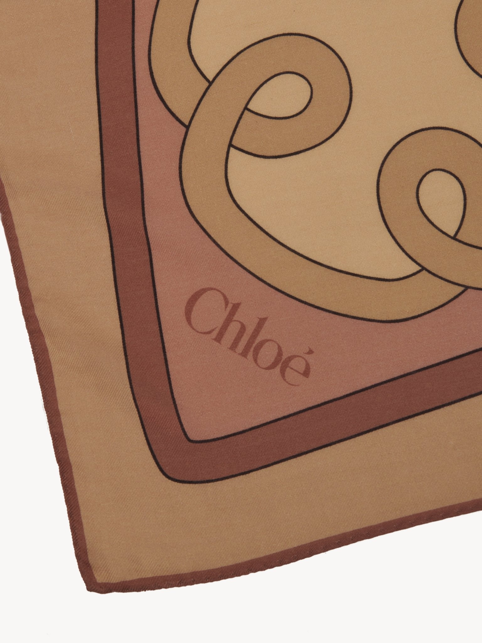 THE CHLOÉ ICONIC PRINT SHAWL IN CASHMERE, WOOL & SILK - 2