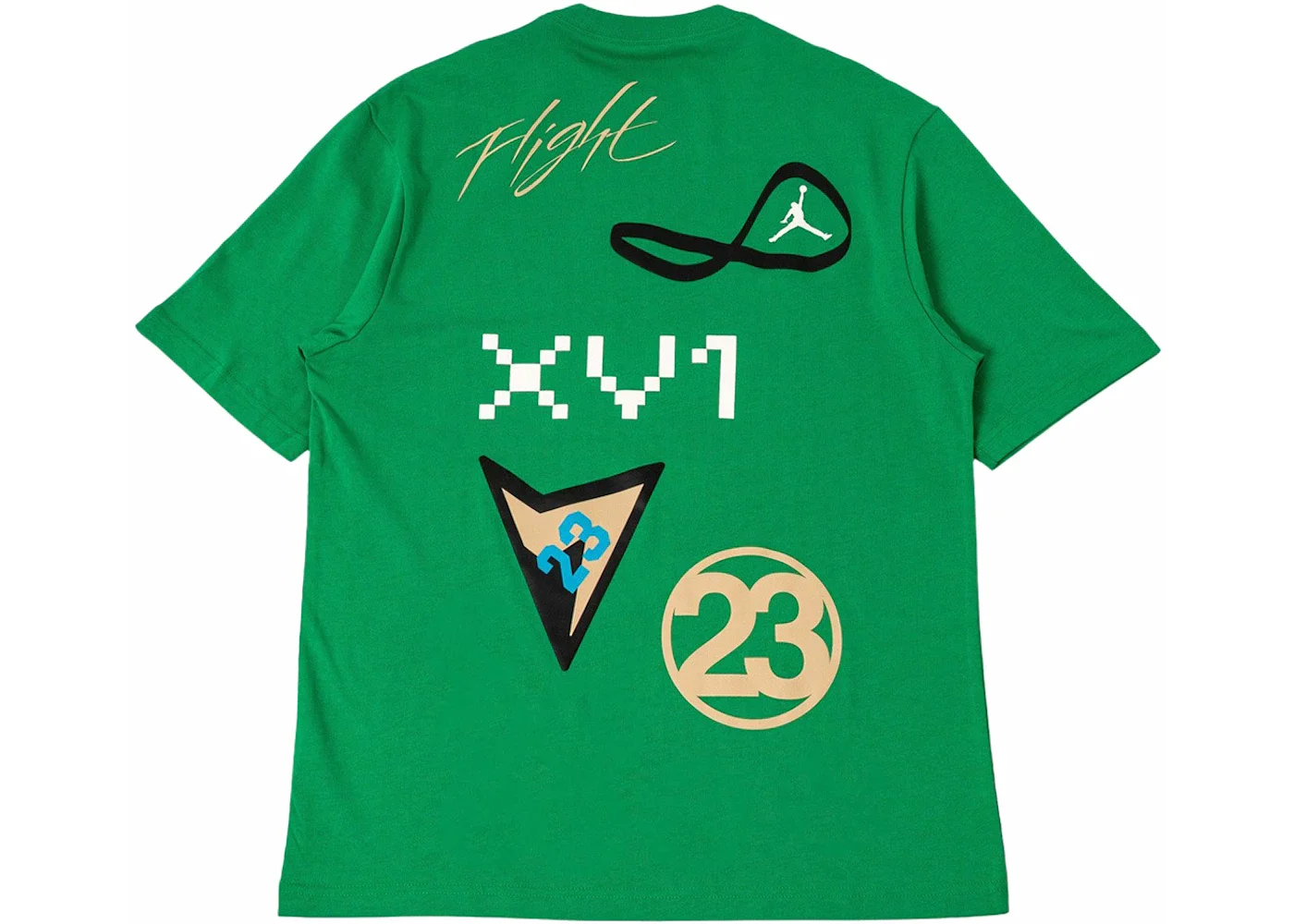 Nike Jordan XVI Flight Heritage Tee Lucky Green/Phantom/Black - 1