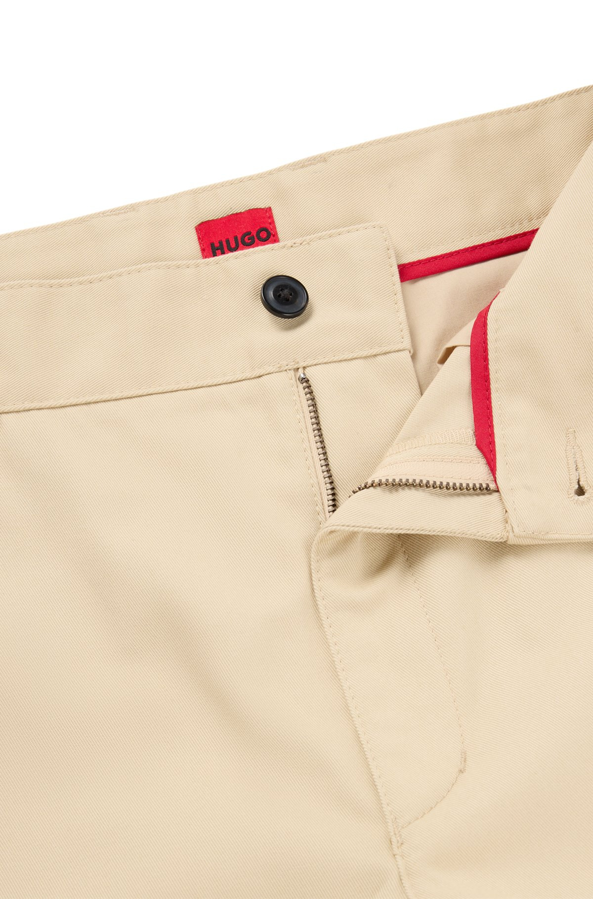 REGULAR-FIT SHORTS WITH SLIM LEG AND BUTTONED POCKETS - 6