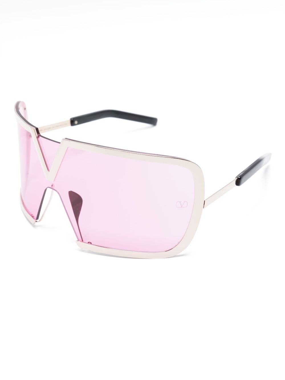 VLogo curved sunglasses - 2