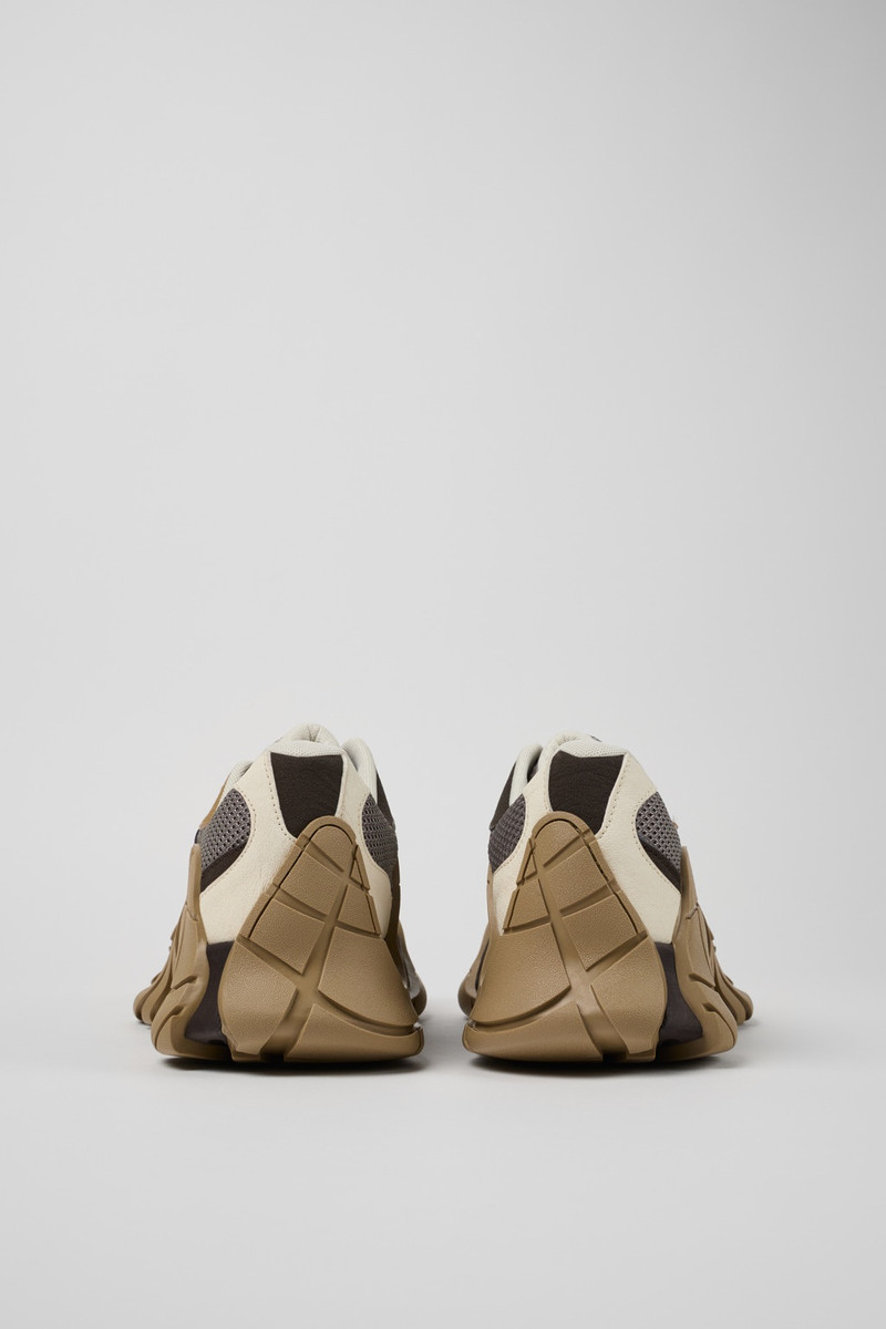CAMPERLAB Beige and Gray Textile Sneakers outlook