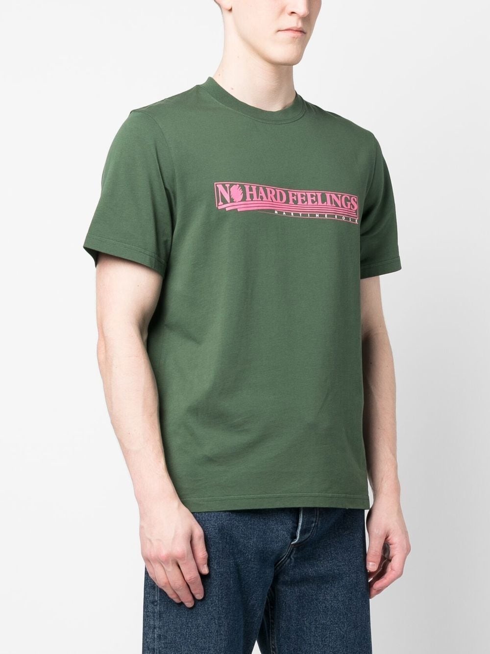 slogan-print cotton T-shirt - 3