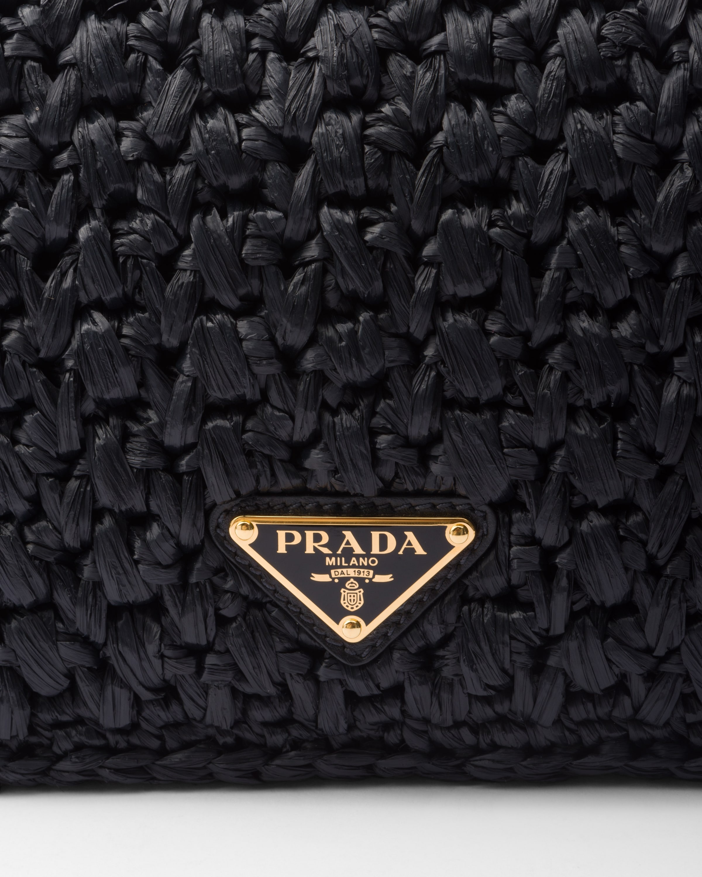Woven fabric shoulder bag - 6