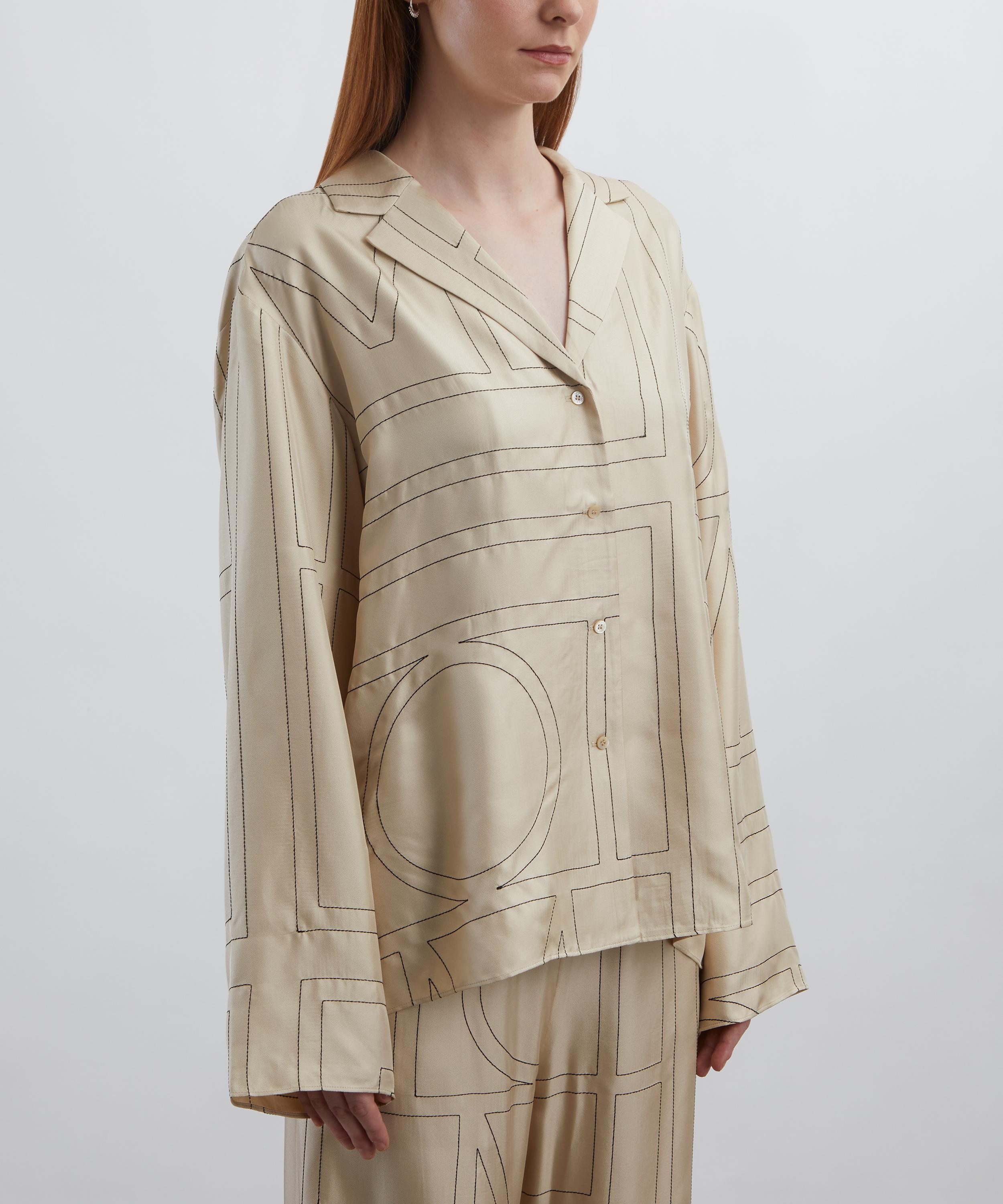 Monogram Silk Pyjama Shirt - 3