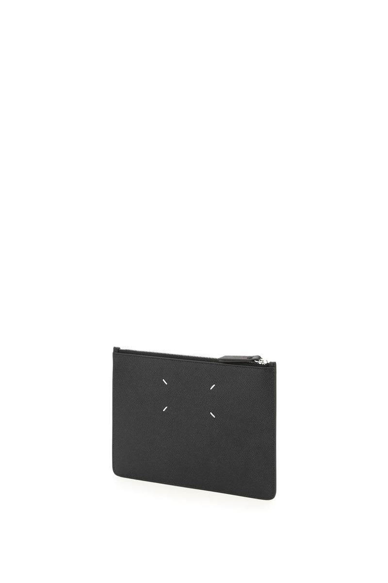 MAISON MARGIELA GRAINED LEATHER SMALL POUCH - 2