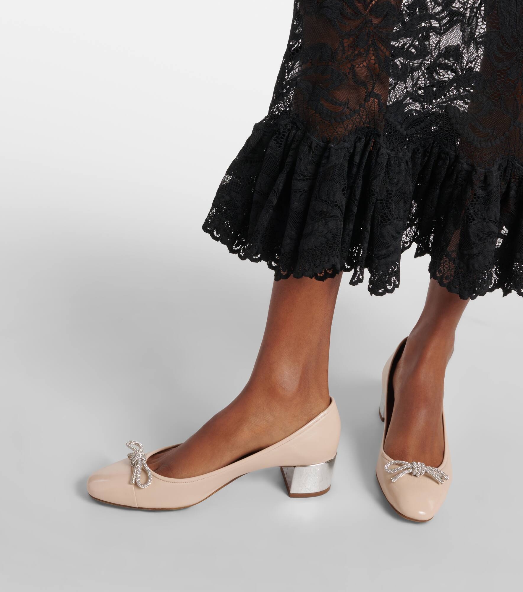 Parisina Crystal 35 leather pumps - 7