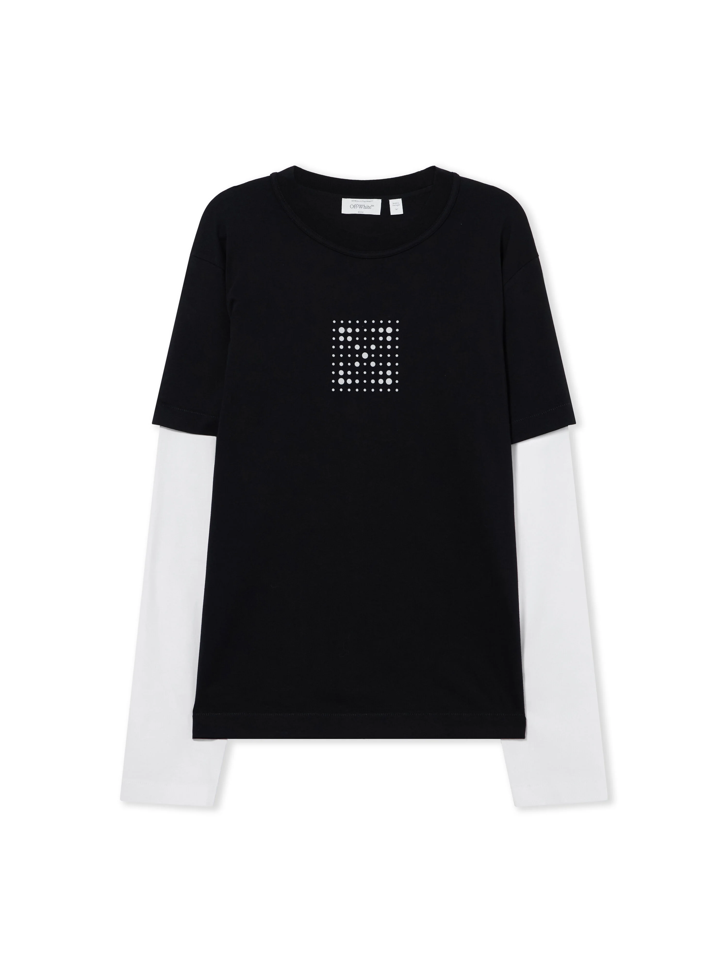 Dotted Arrow Double Sleeve Regular Long Sleeve T-Shirt - 1