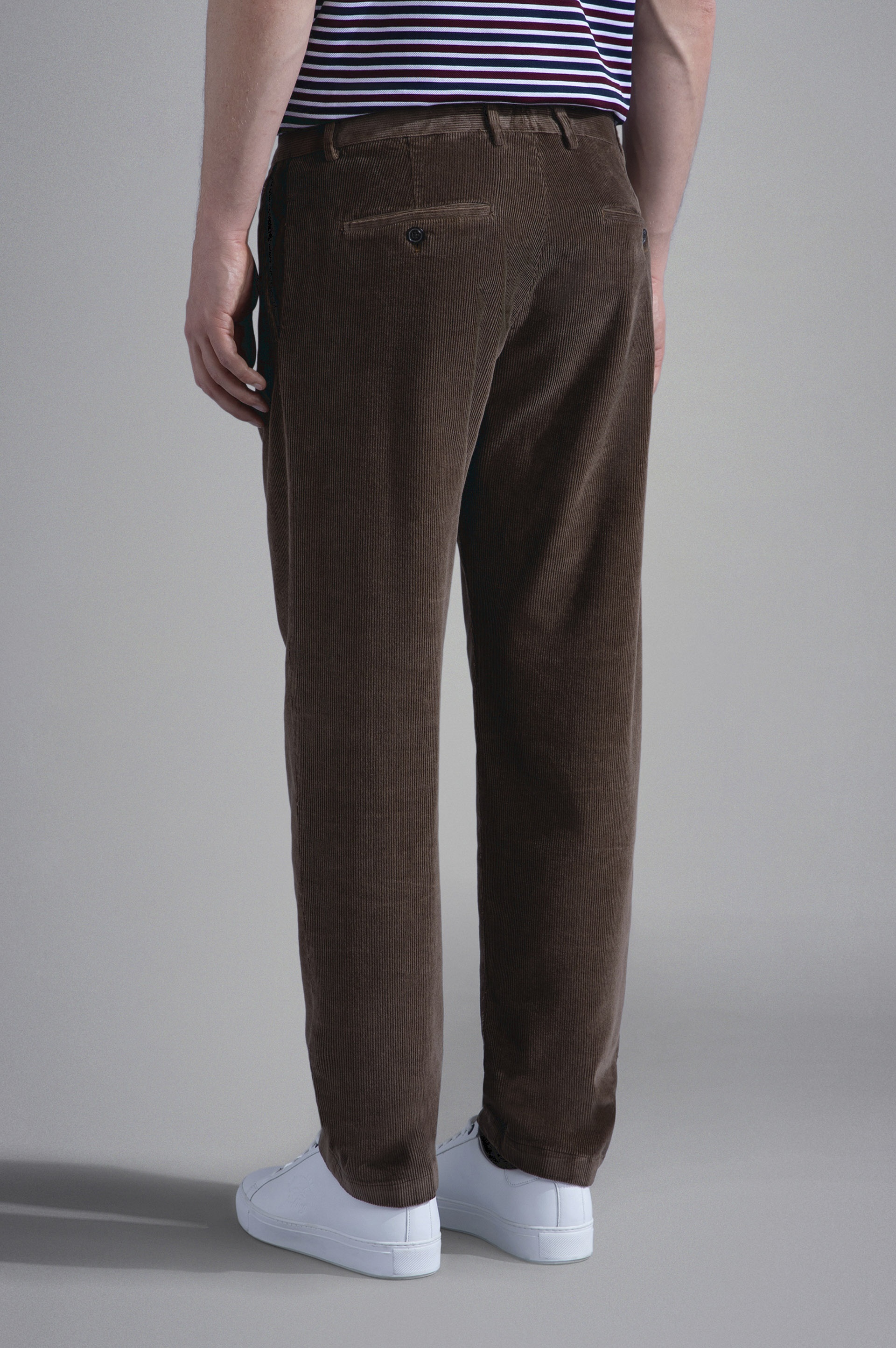 SOFT TOUCH CORDUROY CHINO TROUSERS - 3