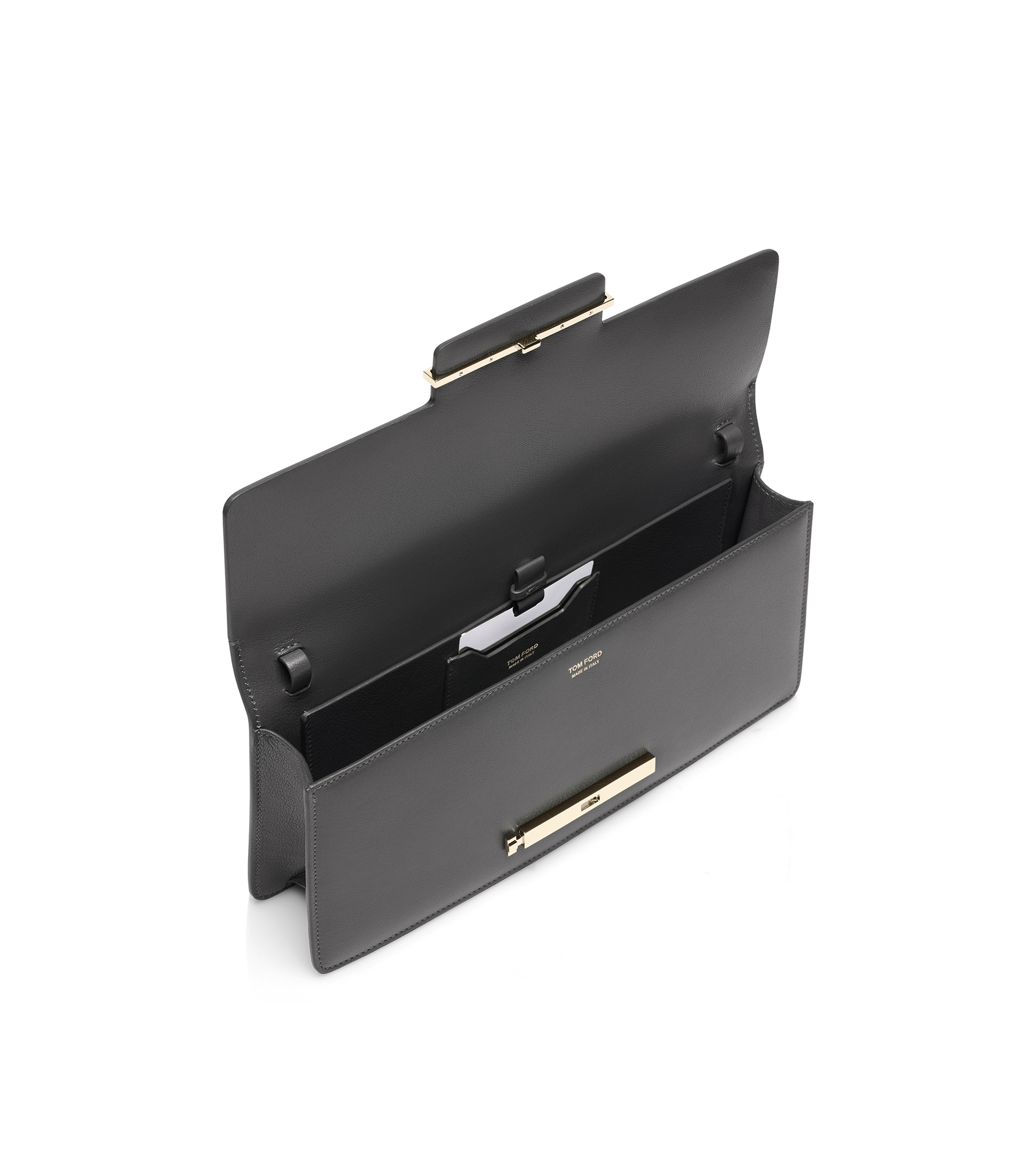 SUPPLE GRAIN LEATHER AUBE E/W SHOULDER BAG - 4