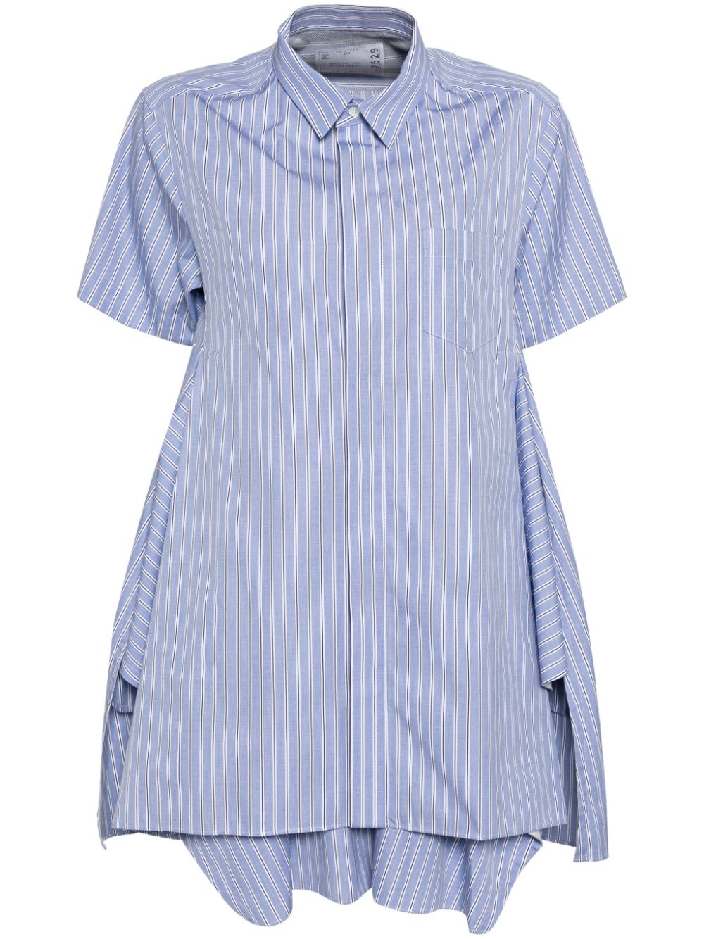 striped shirt dress - 1